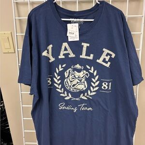 New With Sizing Issues Yale University Sailing Team t-shirt size 4XL(?). MORE